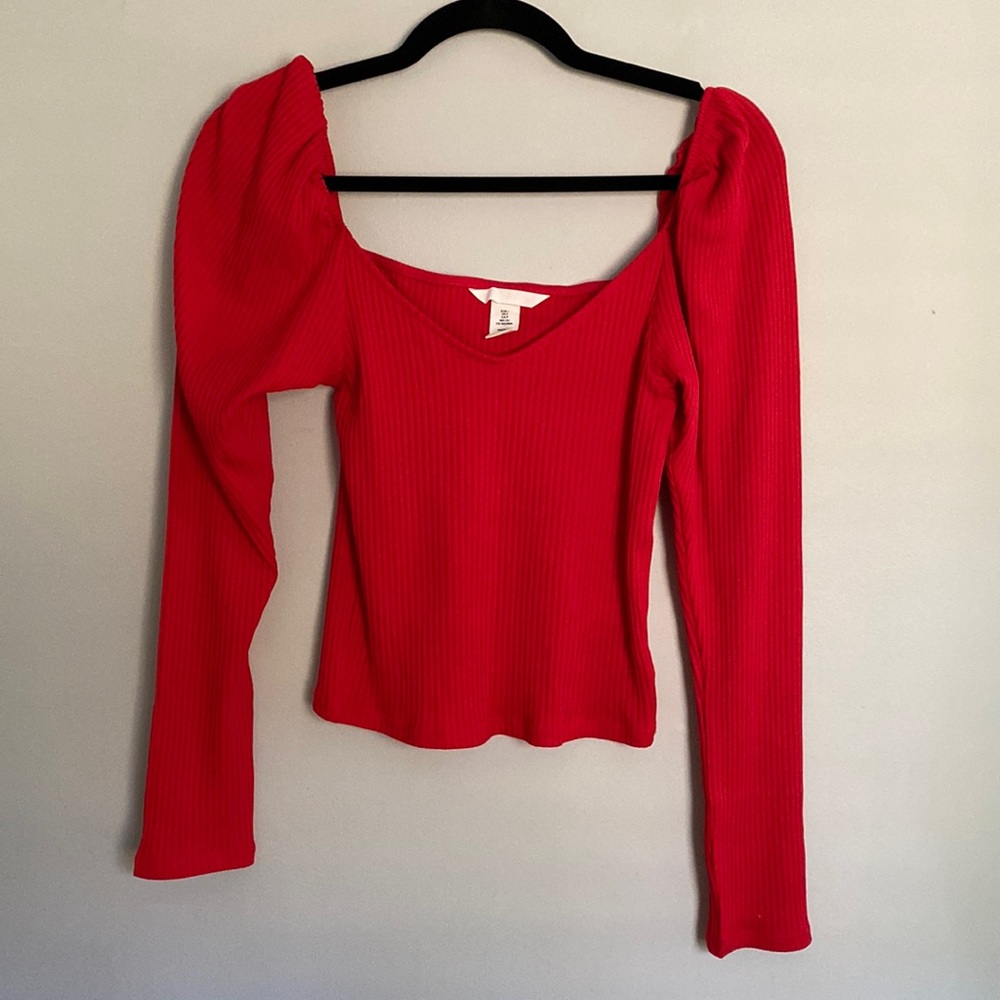 Brand new long sleeve puff H&M shirt